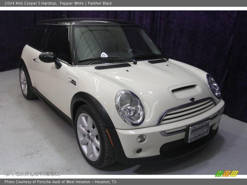 Pepper White / Panther Black 2004 Mini Cooper S Hardtop