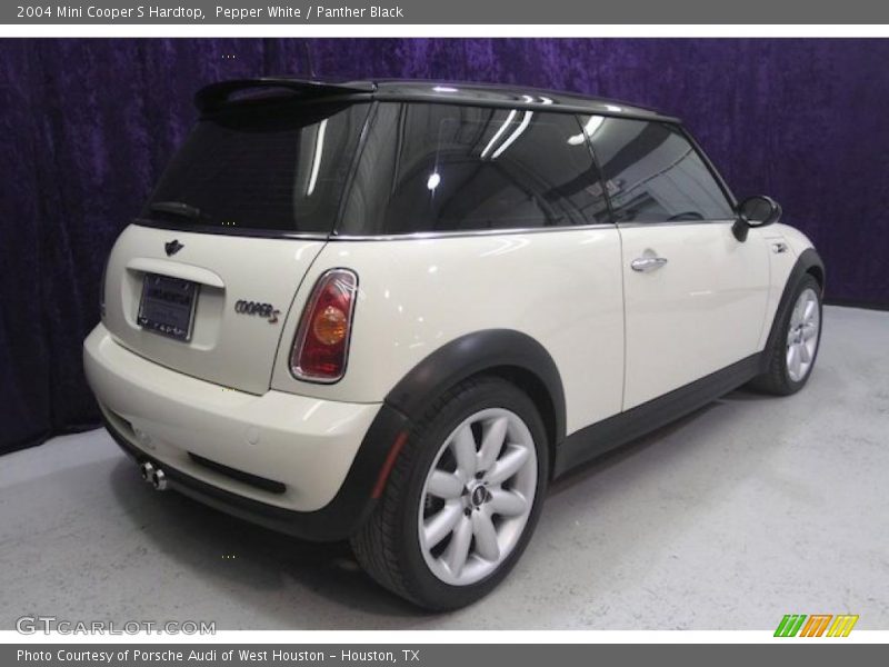 Pepper White / Panther Black 2004 Mini Cooper S Hardtop