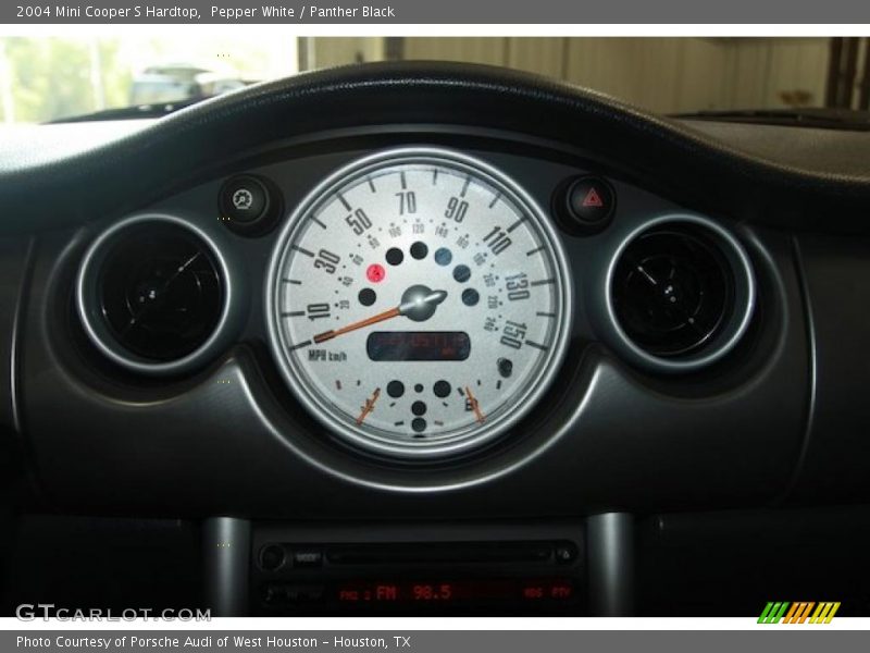 Pepper White / Panther Black 2004 Mini Cooper S Hardtop