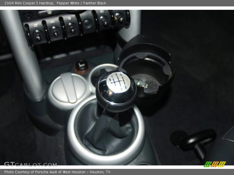 Pepper White / Panther Black 2004 Mini Cooper S Hardtop