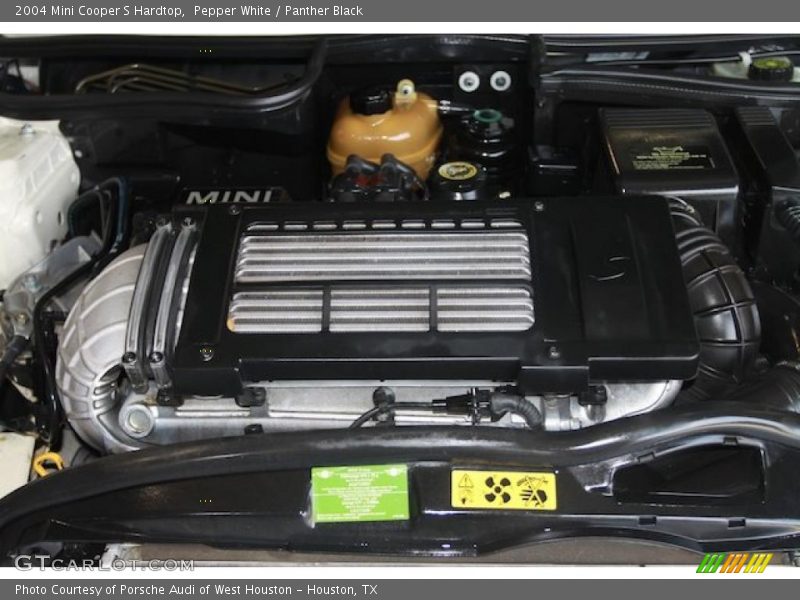 Pepper White / Panther Black 2004 Mini Cooper S Hardtop