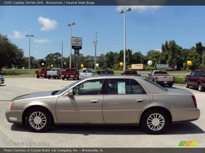 Bronzemist / Neutral Shale Beige 2003 Cadillac DeVille DHS