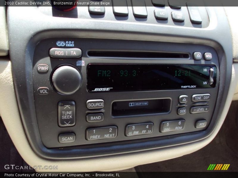 Bronzemist / Neutral Shale Beige 2003 Cadillac DeVille DHS