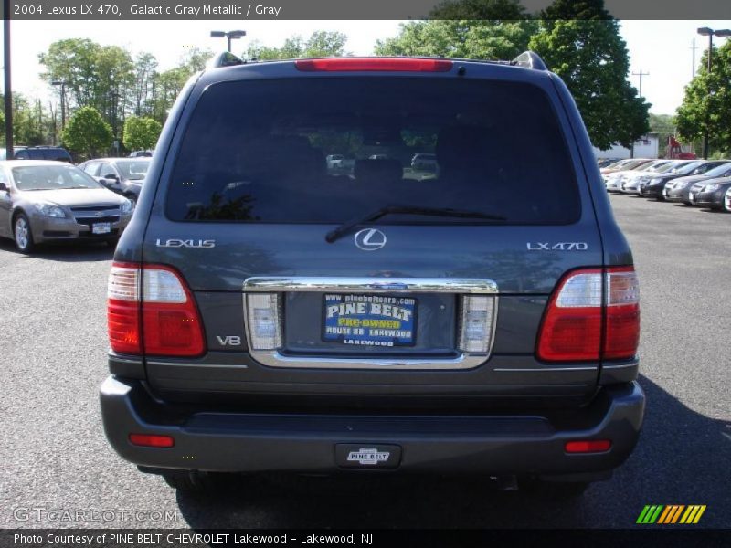 Galactic Gray Metallic / Gray 2004 Lexus LX 470