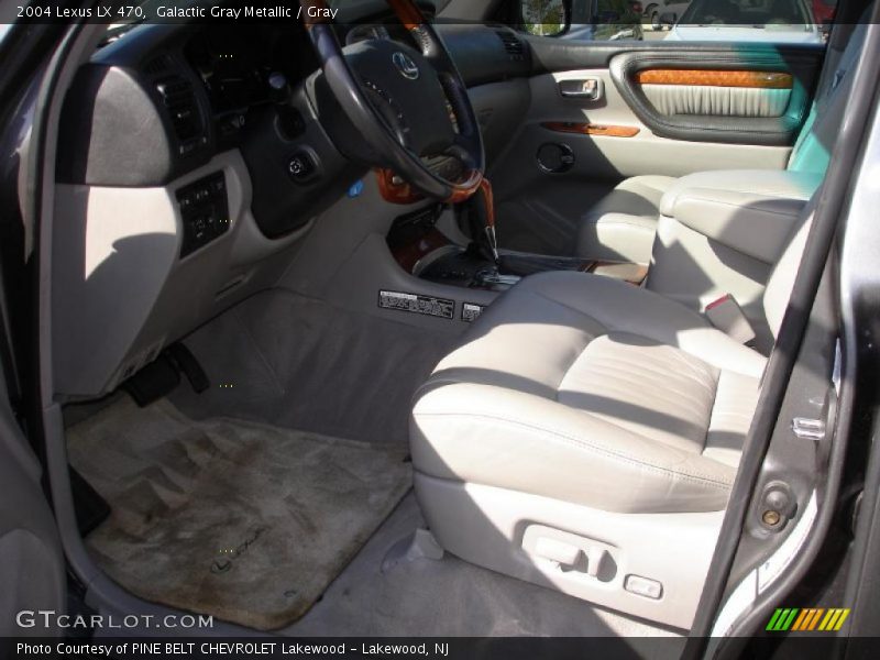 Galactic Gray Metallic / Gray 2004 Lexus LX 470