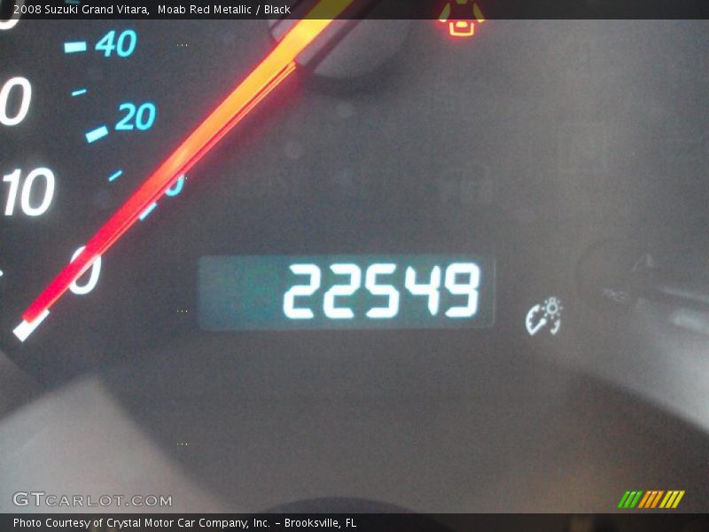 Moab Red Metallic / Black 2008 Suzuki Grand Vitara