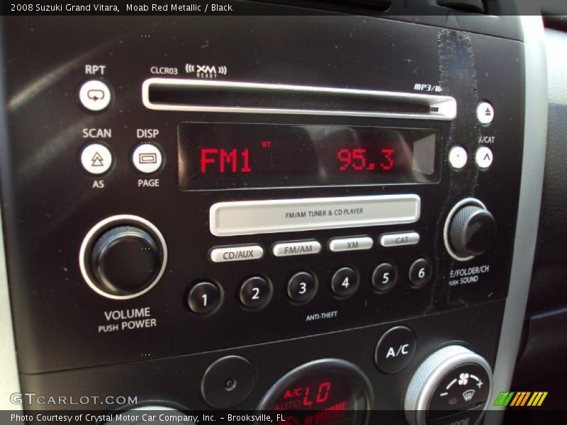Moab Red Metallic / Black 2008 Suzuki Grand Vitara