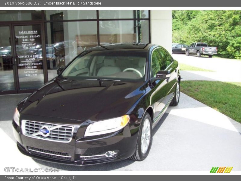 Ember Black Metallic / Sandstone 2010 Volvo S80 3.2