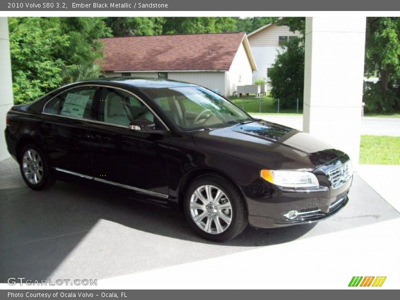 Ember Black Metallic / Sandstone 2010 Volvo S80 3.2