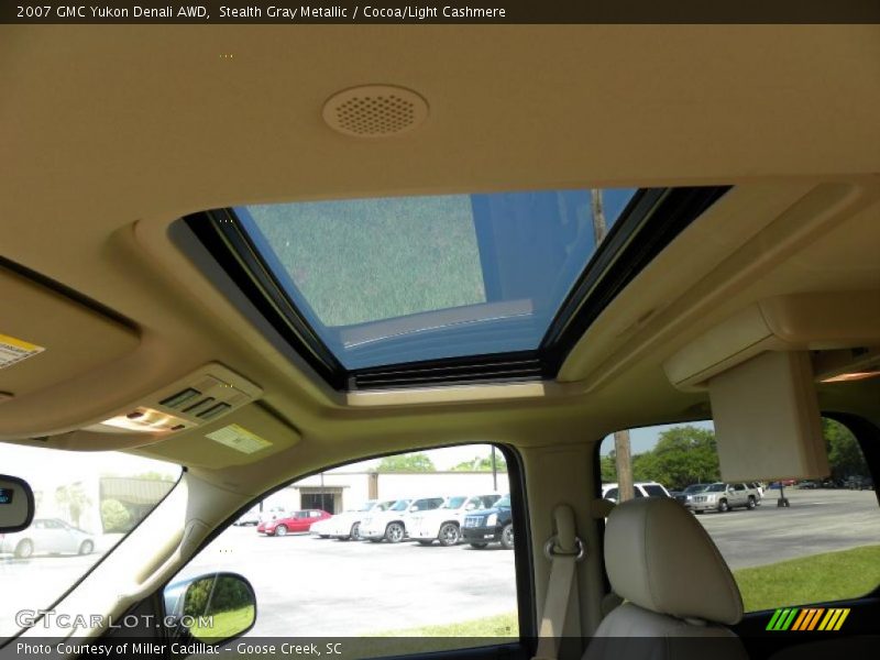 Stealth Gray Metallic / Cocoa/Light Cashmere 2007 GMC Yukon Denali AWD