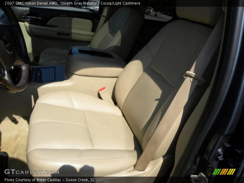 Stealth Gray Metallic / Cocoa/Light Cashmere 2007 GMC Yukon Denali AWD
