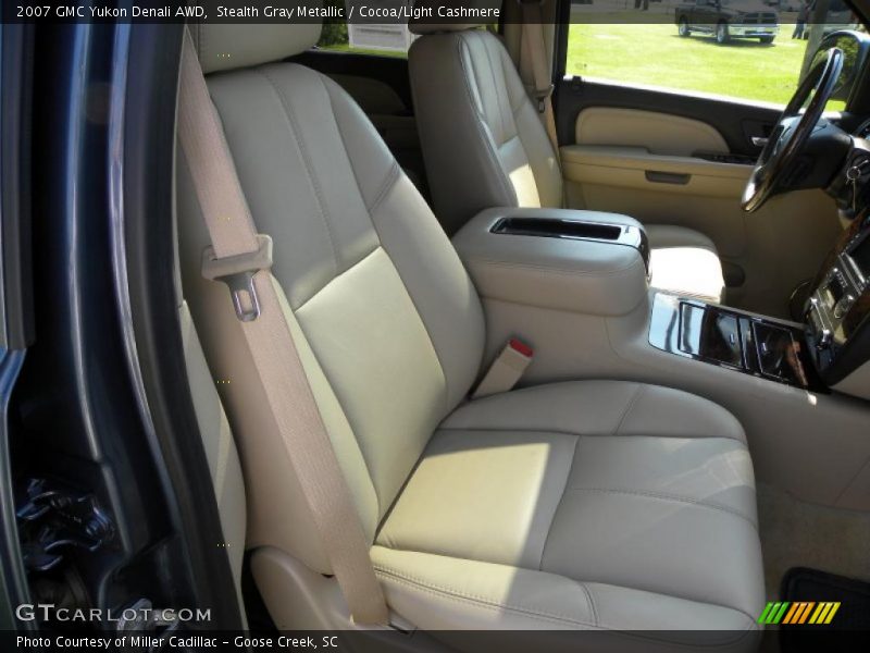 Stealth Gray Metallic / Cocoa/Light Cashmere 2007 GMC Yukon Denali AWD