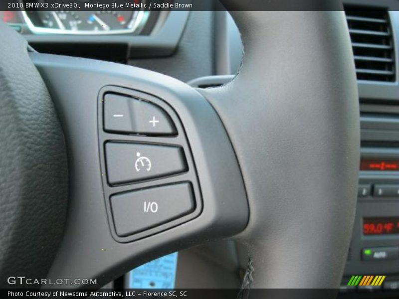 Montego Blue Metallic / Saddle Brown 2010 BMW X3 xDrive30i