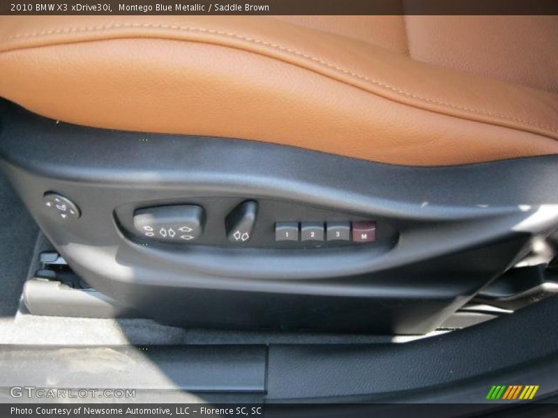 Montego Blue Metallic / Saddle Brown 2010 BMW X3 xDrive30i