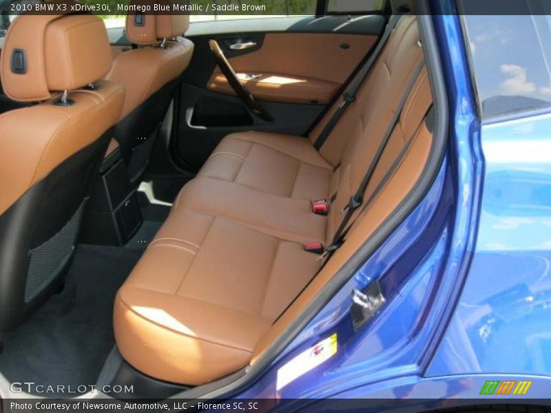 Montego Blue Metallic / Saddle Brown 2010 BMW X3 xDrive30i