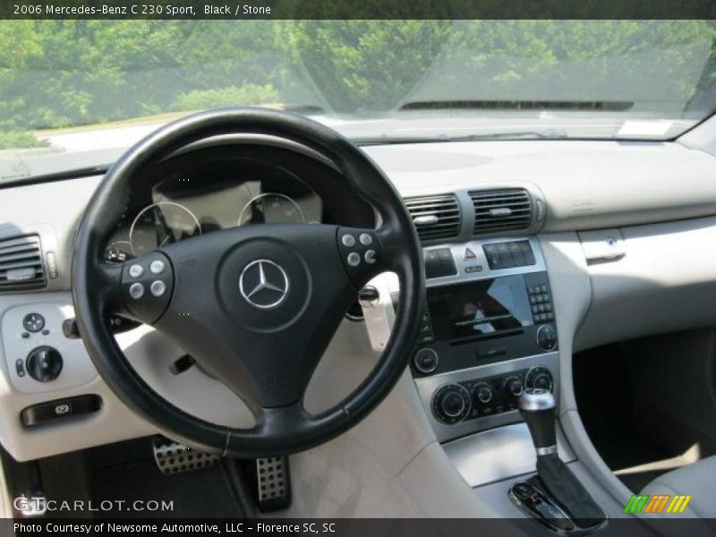 Black / Stone 2006 Mercedes-Benz C 230 Sport