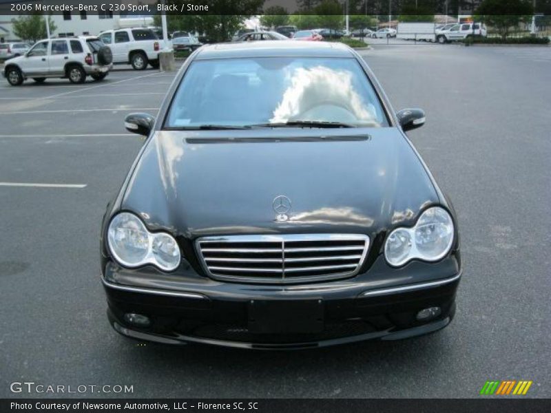 Black / Stone 2006 Mercedes-Benz C 230 Sport