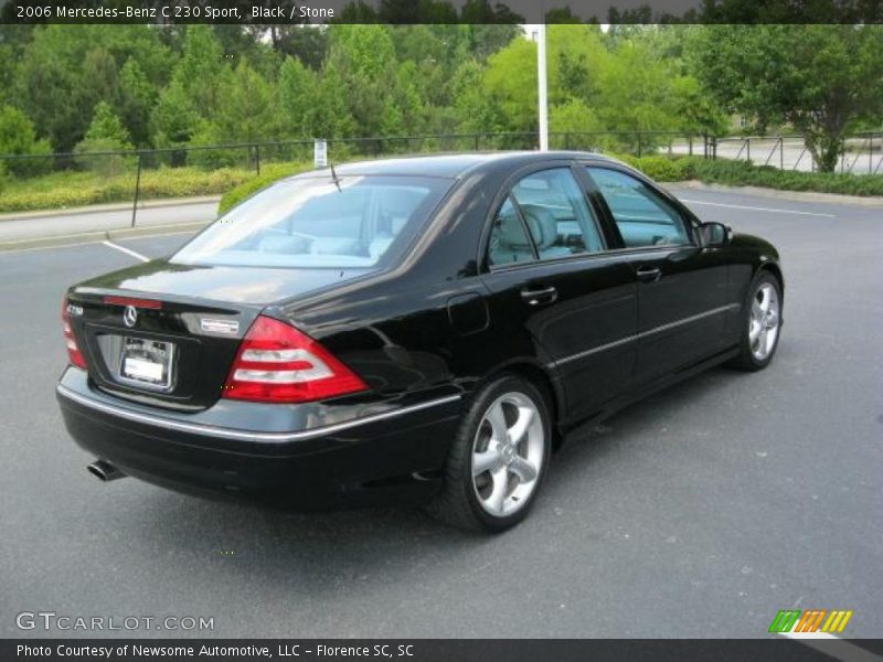 Black / Stone 2006 Mercedes-Benz C 230 Sport
