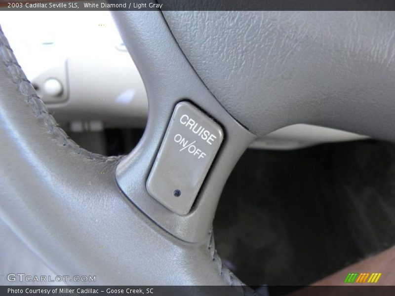 White Diamond / Light Gray 2003 Cadillac Seville SLS