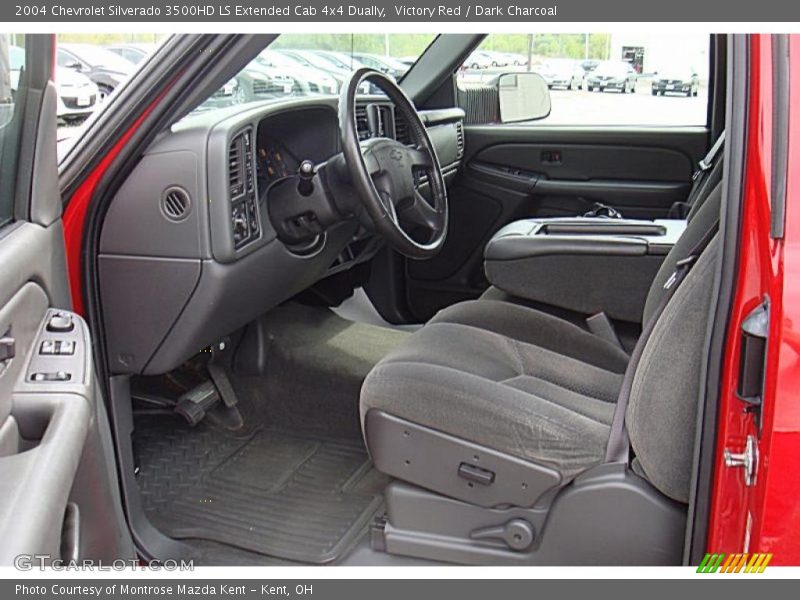 Victory Red / Dark Charcoal 2004 Chevrolet Silverado 3500HD LS Extended Cab 4x4 Dually