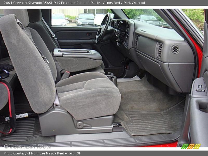 Victory Red / Dark Charcoal 2004 Chevrolet Silverado 3500HD LS Extended Cab 4x4 Dually