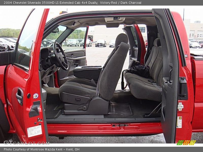 Victory Red / Dark Charcoal 2004 Chevrolet Silverado 3500HD LS Extended Cab 4x4 Dually