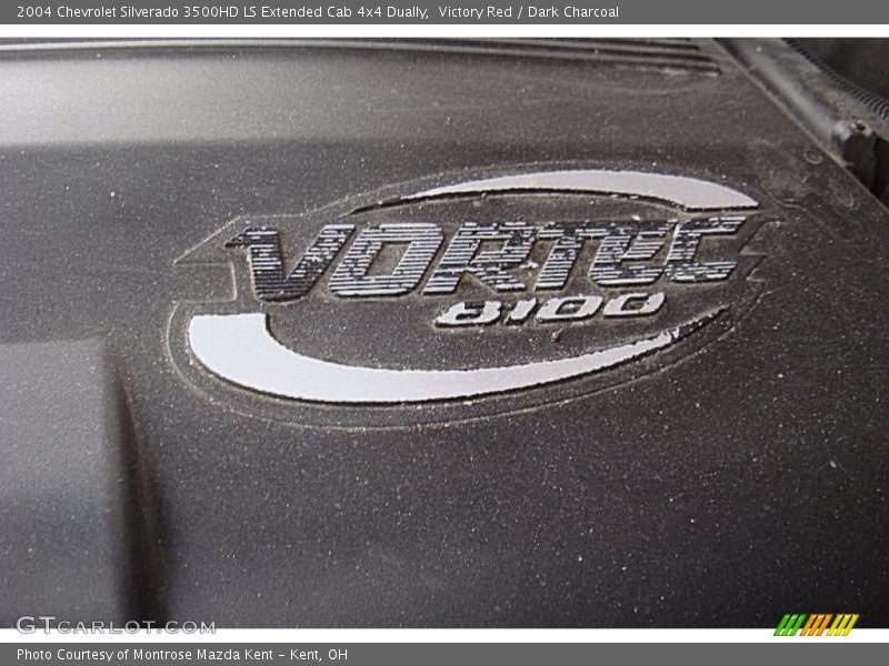 Victory Red / Dark Charcoal 2004 Chevrolet Silverado 3500HD LS Extended Cab 4x4 Dually
