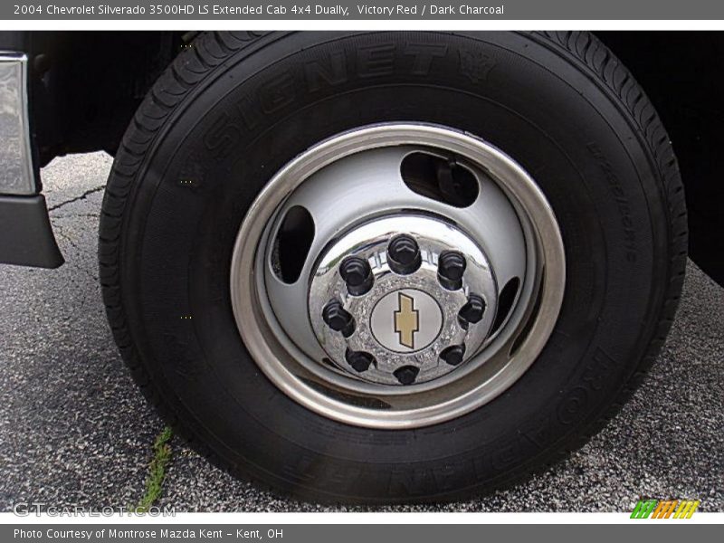 Victory Red / Dark Charcoal 2004 Chevrolet Silverado 3500HD LS Extended Cab 4x4 Dually