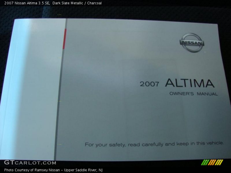 Dark Slate Metallic / Charcoal 2007 Nissan Altima 3.5 SE