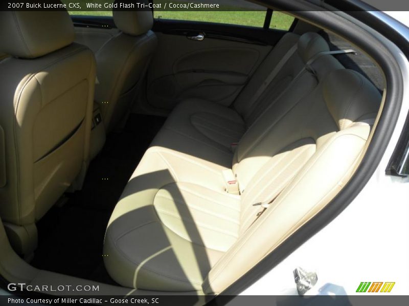 White Gold Flash Tri-Coat / Cocoa/Cashmere 2007 Buick Lucerne CXS
