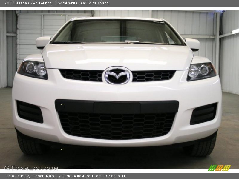 Crystal White Pearl Mica / Sand 2007 Mazda CX-7 Touring