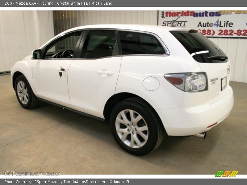 Crystal White Pearl Mica / Sand 2007 Mazda CX-7 Touring