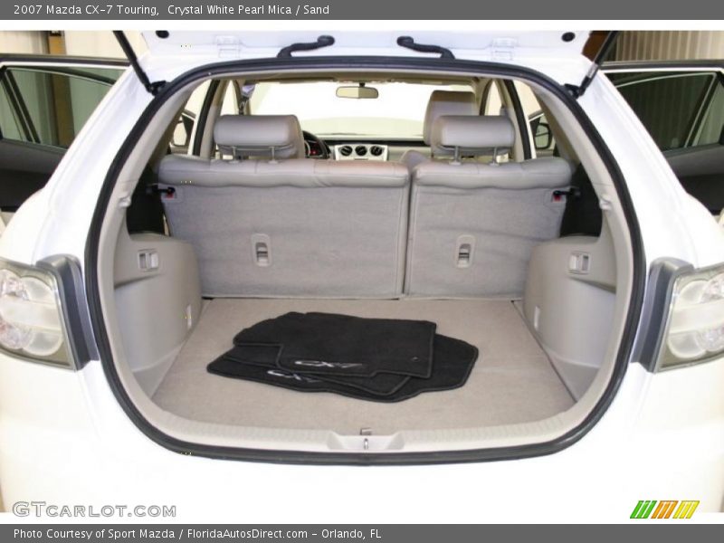 Crystal White Pearl Mica / Sand 2007 Mazda CX-7 Touring