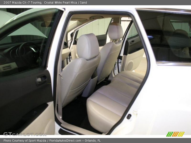 Crystal White Pearl Mica / Sand 2007 Mazda CX-7 Touring