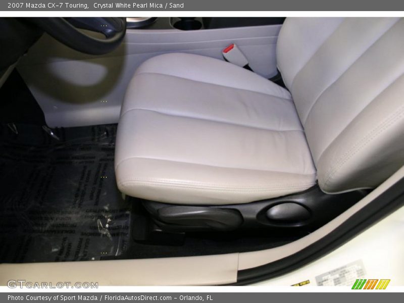 Crystal White Pearl Mica / Sand 2007 Mazda CX-7 Touring