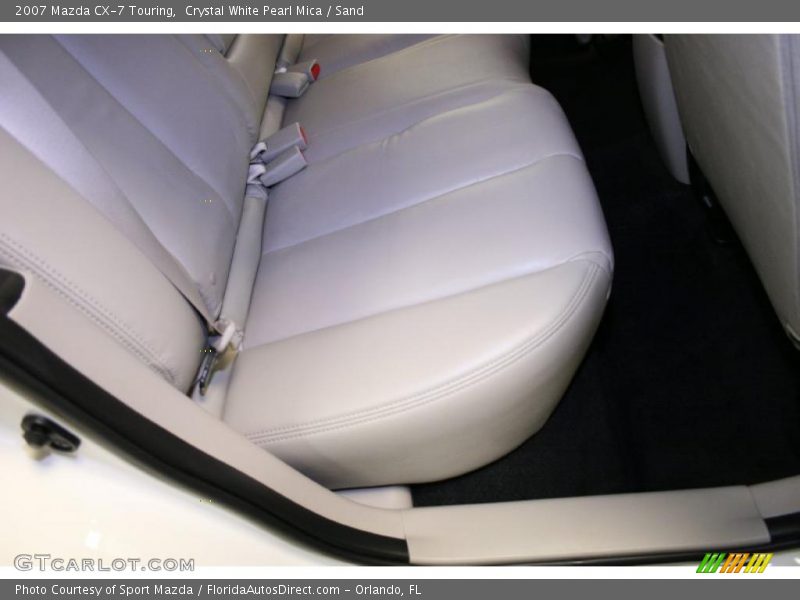 Crystal White Pearl Mica / Sand 2007 Mazda CX-7 Touring
