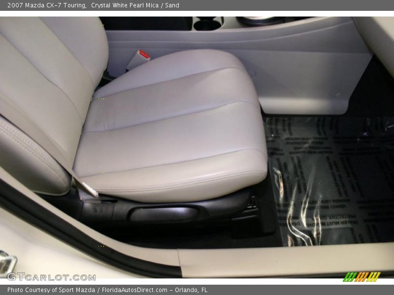 Crystal White Pearl Mica / Sand 2007 Mazda CX-7 Touring