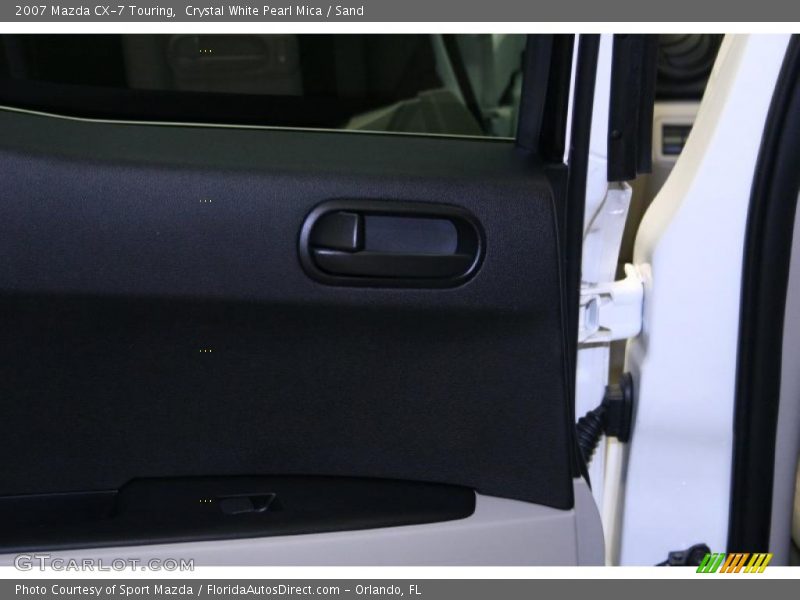 Crystal White Pearl Mica / Sand 2007 Mazda CX-7 Touring