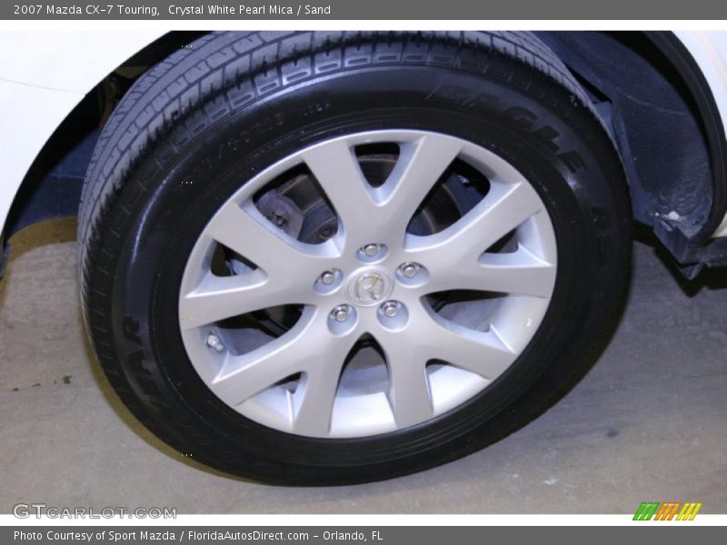 Crystal White Pearl Mica / Sand 2007 Mazda CX-7 Touring
