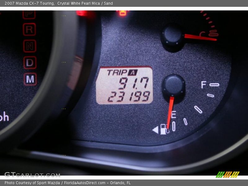 Crystal White Pearl Mica / Sand 2007 Mazda CX-7 Touring