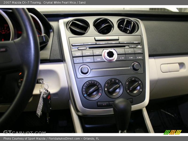Crystal White Pearl Mica / Sand 2007 Mazda CX-7 Touring