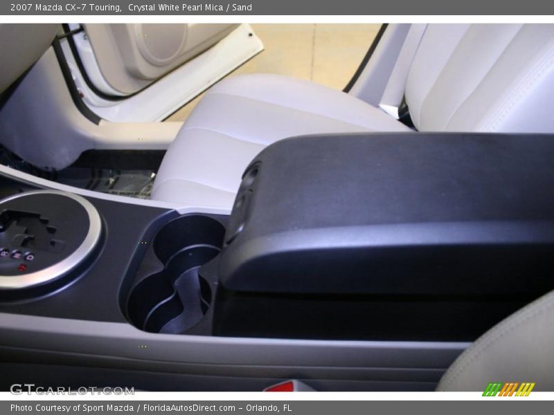 Crystal White Pearl Mica / Sand 2007 Mazda CX-7 Touring