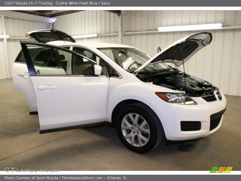 Crystal White Pearl Mica / Sand 2007 Mazda CX-7 Touring