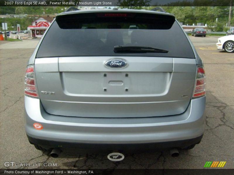 Pewter Metallic / Medium Light Stone 2007 Ford Edge SE AWD