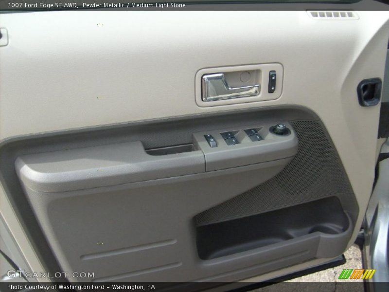 Pewter Metallic / Medium Light Stone 2007 Ford Edge SE AWD