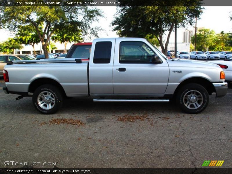 Silver Metallic / Medium Dark Flint 2005 Ford Ranger XLT SuperCab