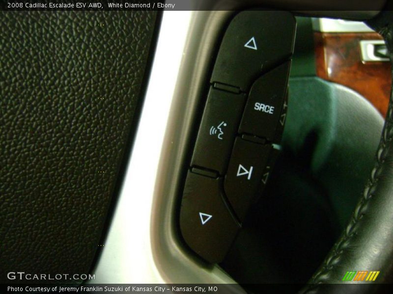 White Diamond / Ebony 2008 Cadillac Escalade ESV AWD