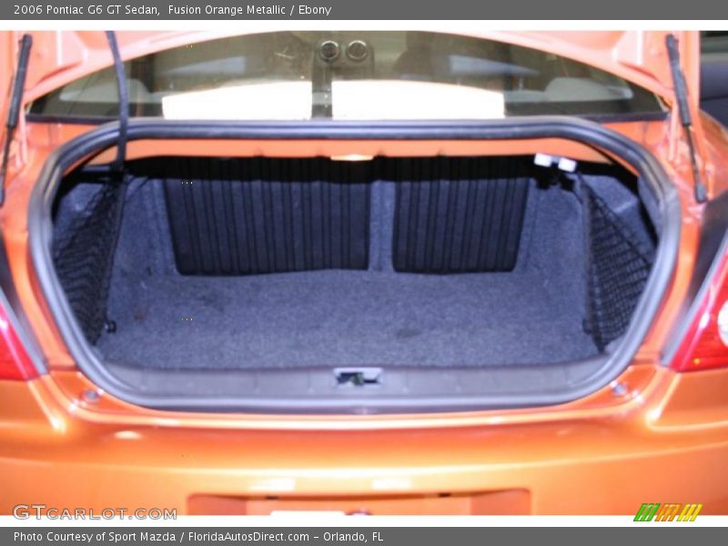 Fusion Orange Metallic / Ebony 2006 Pontiac G6 GT Sedan