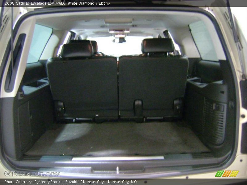 White Diamond / Ebony 2008 Cadillac Escalade ESV AWD