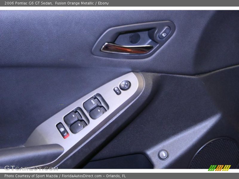 Fusion Orange Metallic / Ebony 2006 Pontiac G6 GT Sedan